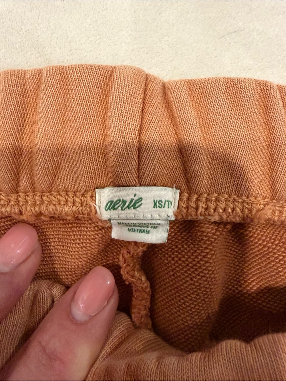 aerie - Burnt Orange Jogger Pants - size XS - Picture 3 of 4